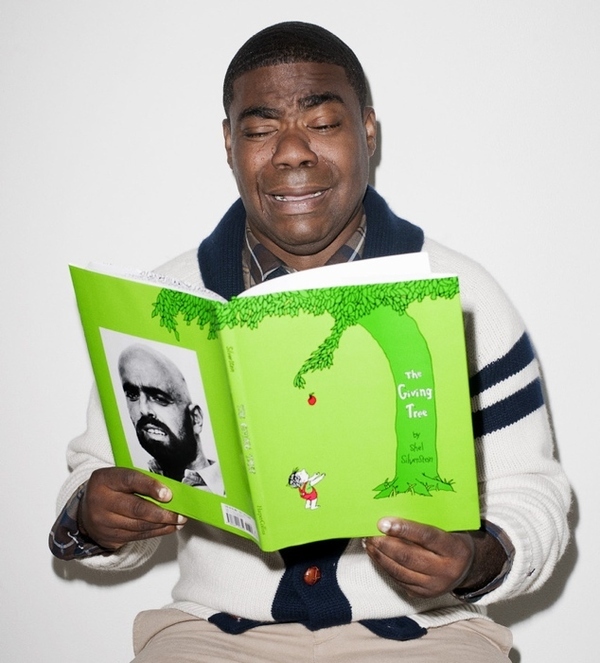 TRACY MORGAN READING THE GIVING TREE. It has quite an affect on the man, 