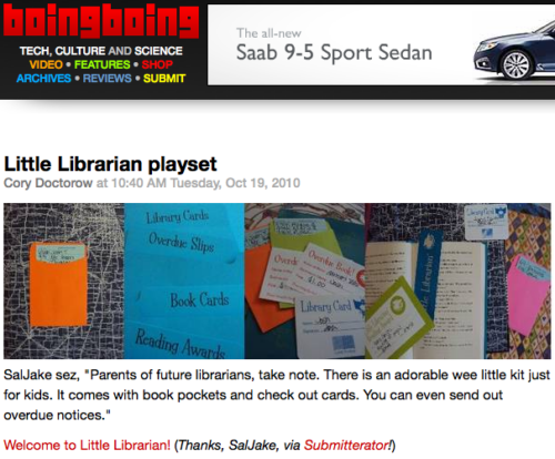 Librarian Playset