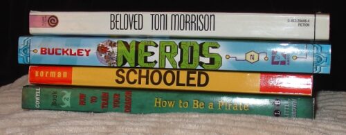 Book Spine Poems Beloved Nerds Schooled smaller