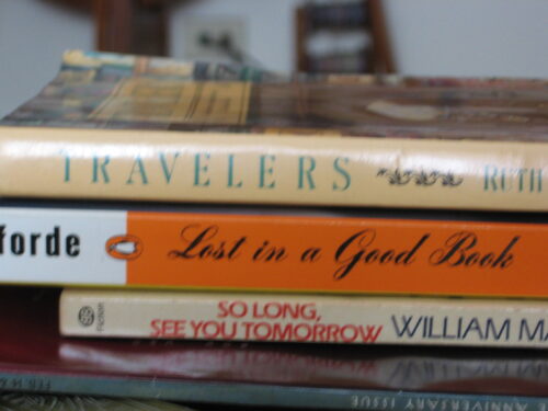 book spine poem 2
