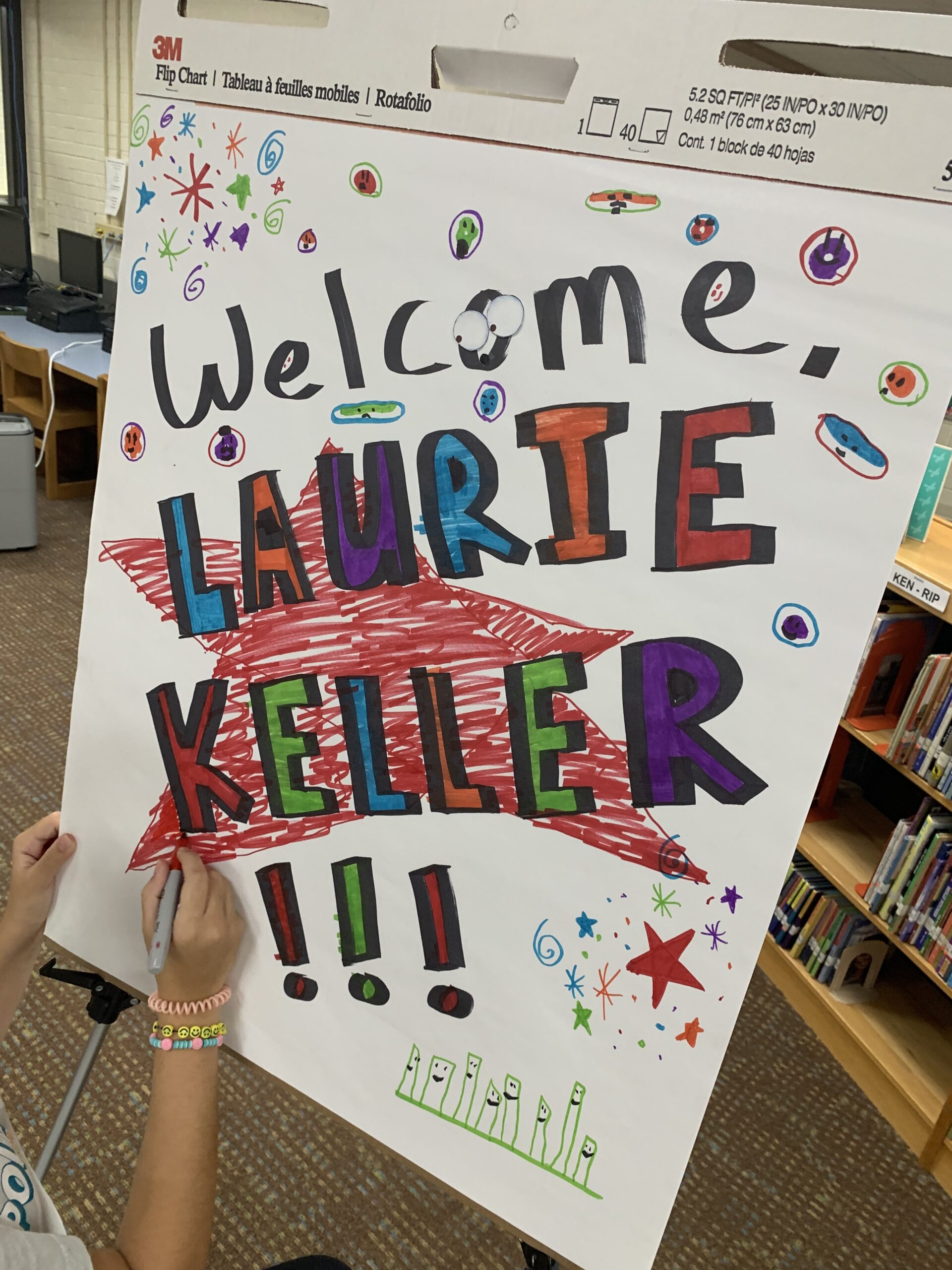 Instagramming an Author Visit: Laurie Keller!